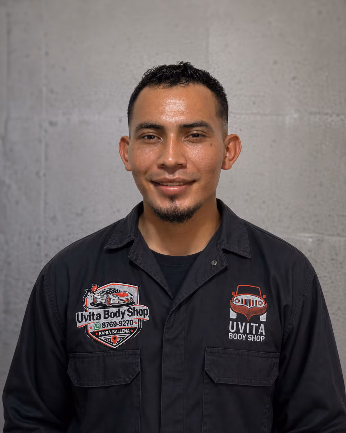 Rafael, paint-prep and assembly technician at Uvita Body Shop
